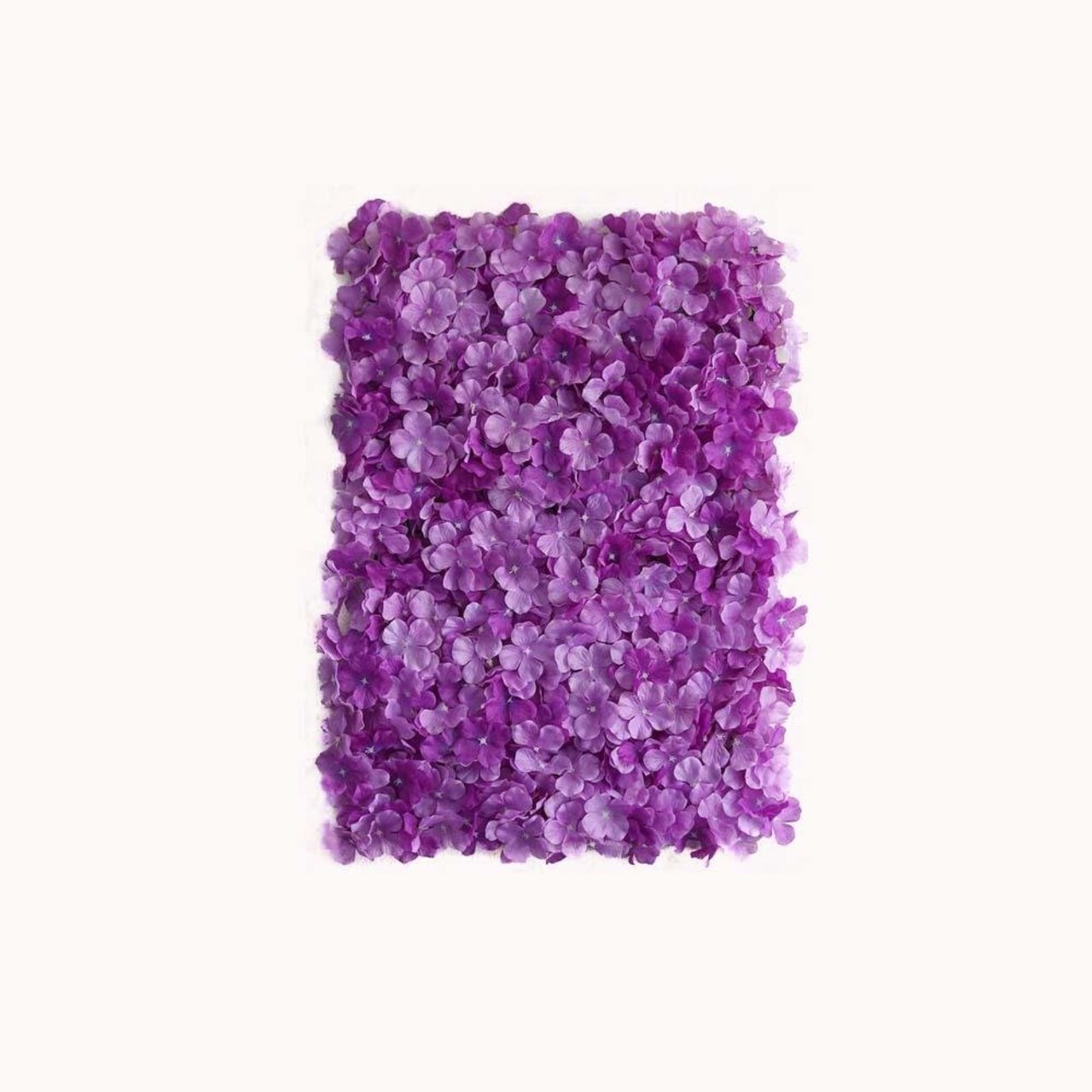 4PCS Silk Hydrangea Flower Wall Panel – UV Protected Artificial Floral Backdrop for Events & Décor (11 sq ft Coverage)